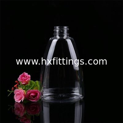 300ml cosmetic plastic transparent liquid soap pet bottle with lotion pump