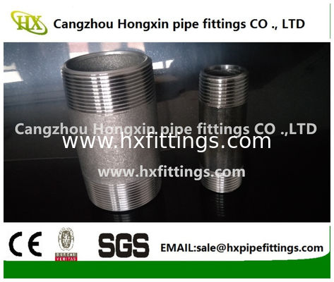Трубный ниппель, ниппели из углеродистой и нержавеющей стали с китайского завода поставщик