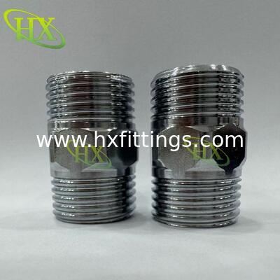 Кованая нержавеющая сталь 304 Hex Nipple внешняя нить трубы нить